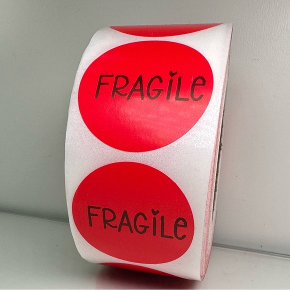 100 Fragile Stickers | packaging sticker NEW​ - Picture 8 of 9
